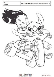 lilo-ve-stitch boyama sayfaları